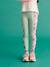 Legging technique sport fille bandes côtés imprimées vert sauge 1 - vertbaudet enfant 
