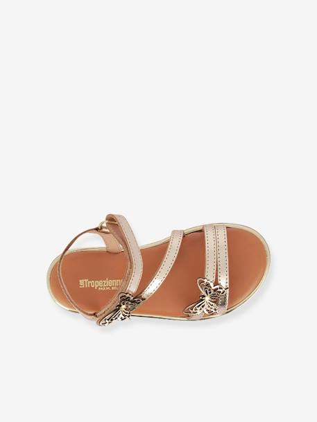 Sandales cuir Babillon par M. Berlarbi or 3 - vertbaudet enfant 