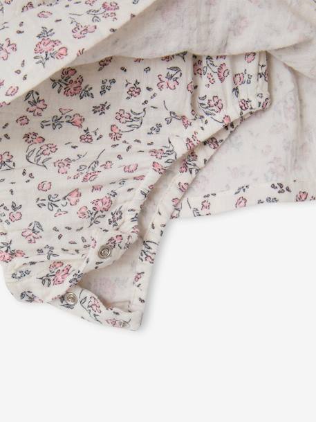 Robe naissance cérémonie avec bloomer intégré écru 4 - vertbaudet enfant 