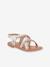 Sandales Bomongo blanc+marron 1 - vertbaudet enfant 