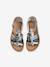 Sandales multi-brides esprit spartiates cuir enfant argent 4 - vertbaudet enfant 