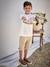 Bermuda garçon cérémonie en coton/lin beige+beige clair+bleu+marine foncé+vert sauge 1 - vertbaudet enfant 