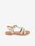 Sandales cuir enfant Backle PAR M. BELARBI blanc+fuchsia+turquoise 2 - vertbaudet enfant 