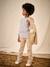 Chemise fleurie à col Mao garçon beige imprimé+bleu imprimé 8 - vertbaudet enfant 