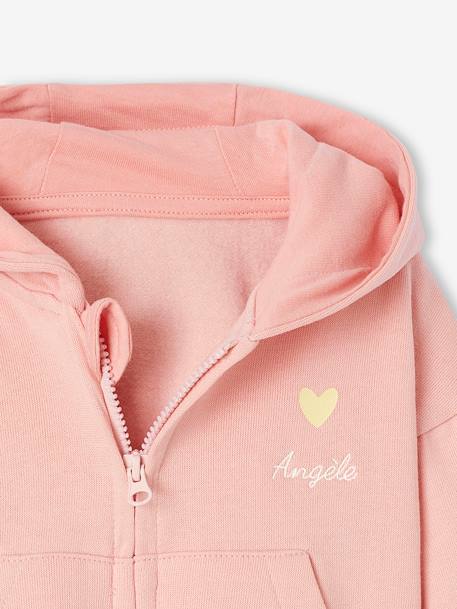 Ensemble sport sweat à capuche zippé + jogging bébé rose pâle 5 - vertbaudet enfant 