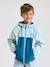 Blouson garçon coupe-vent colorblock bleu moyen+kaki+vert d'eau 8 - vertbaudet enfant 