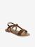 Sandales cuir fille Light gold+marron+marron imprimé 10 - vertbaudet enfant 
