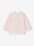 Sweat naissance imprimé petites fleurs avec col brodé rose pâle 2 - vertbaudet enfant 