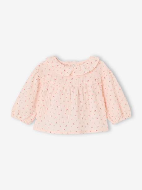 Ensemble naissance blouse et pantalon rose 2 - vertbaudet enfant 