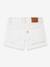 Short en jean Girlfriend shorts LEVI'S bleu+denim bleached+écru 14 - vertbaudet enfant 