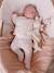 Doudou lapin et hochet en sherpa personnalisable avec mallette blanc 1 - vertbaudet enfant 