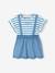 Ensemble t-shirt + jupe à bretelles bébé double stone 1 - vertbaudet enfant 