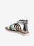 Sandales esprit spartiates cuir enfant collection maternelle argent 3 - vertbaudet enfant 