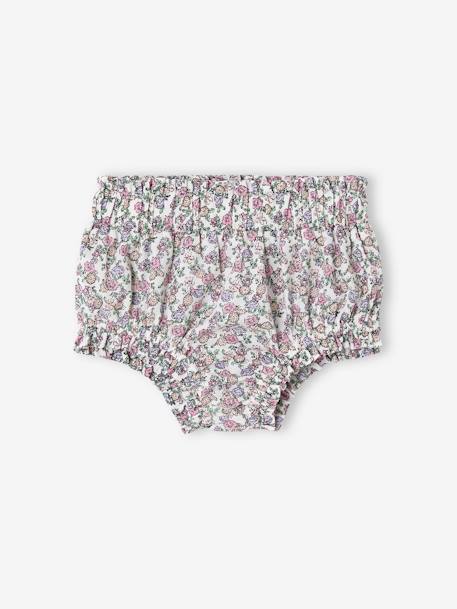 Bloomer naissance imprimé petites fleurs écru 1 - vertbaudet enfant 