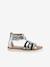 Sandales multi-brides esprit spartiates cuir enfant argent 2 - vertbaudet enfant 