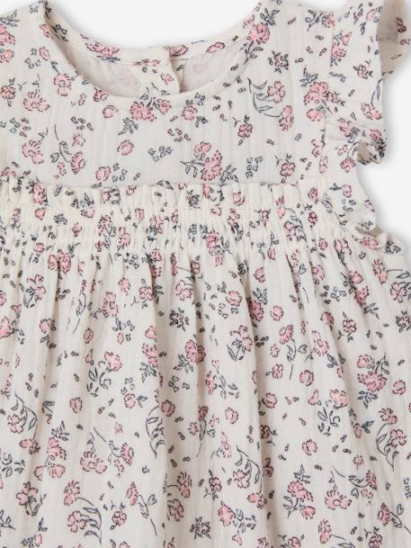 Robe naissance cérémonie avec bloomer intégré écru 3 - vertbaudet enfant 