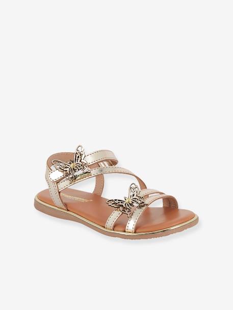 Sandales cuir Babillon par M. Berlarbi or 1 - vertbaudet enfant 