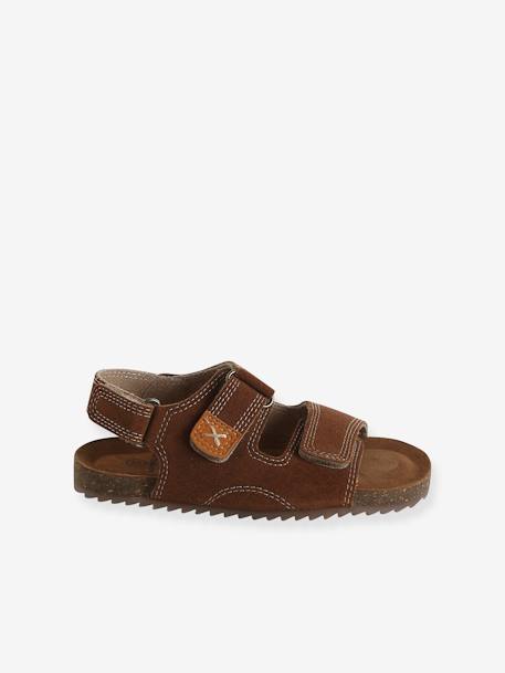 Sandales scratchées cuir enfant collection maternelle camel 2 - vertbaudet enfant 