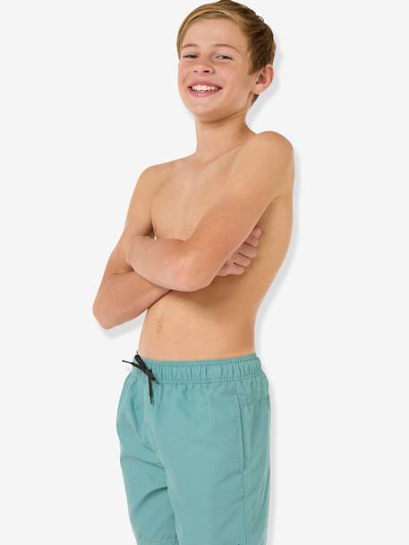 Short de bain OFFSET VOLLEY vert d'eau 3 - vertbaudet enfant 