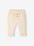 Pantalon bébé taille élastiquée caramel+vanille 6 - vertbaudet enfant 