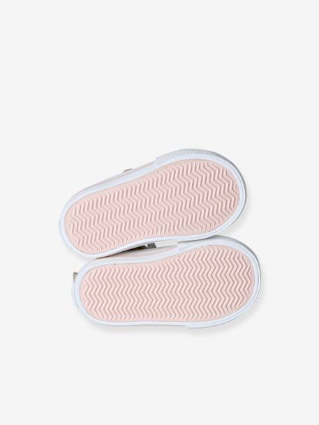 Baskets bébé fille synthétique lacets élastiqués et scratch or 7 - vertbaudet enfant 
