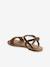Sandales cuir fille Light gold+marron+marron imprimé 12 - vertbaudet enfant 