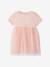 Robe cérémonie bébé tulle glitter rose pâle 1 - vertbaudet enfant 