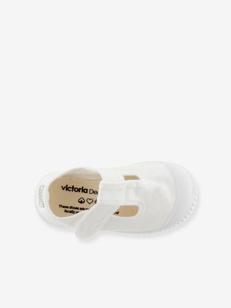 Ballerines enfant Mercedes Lona Tintada blanc 4 - vertbaudet enfant 