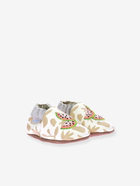 Chaussons Graphic Fruit beige 1 - vertbaudet enfant 