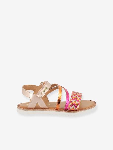 Sandales cuir enfant Iogym BY M. BELARBI rose 2 - vertbaudet enfant 