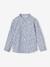 Chemise fleurie à col Mao garçon beige imprimé+bleu imprimé 9 - vertbaudet enfant 