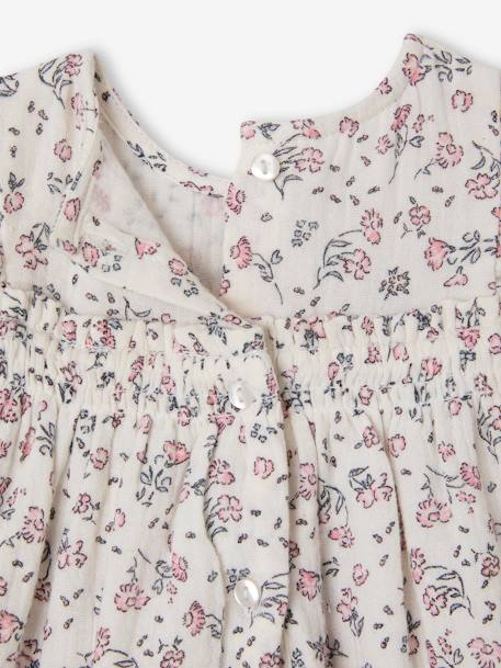 Robe naissance cérémonie avec bloomer intégré écru 5 - vertbaudet enfant 
