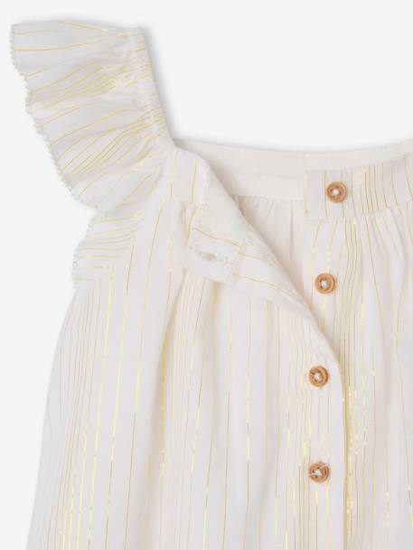Blouse en voile de coton bébé vanille 4 - vertbaudet enfant 