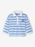 Polo à larges rayures bébé rayé bleu 1 - vertbaudet enfant 