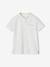 Polo garçon col Mao bleu ciel+écru+marine 9 - vertbaudet enfant 