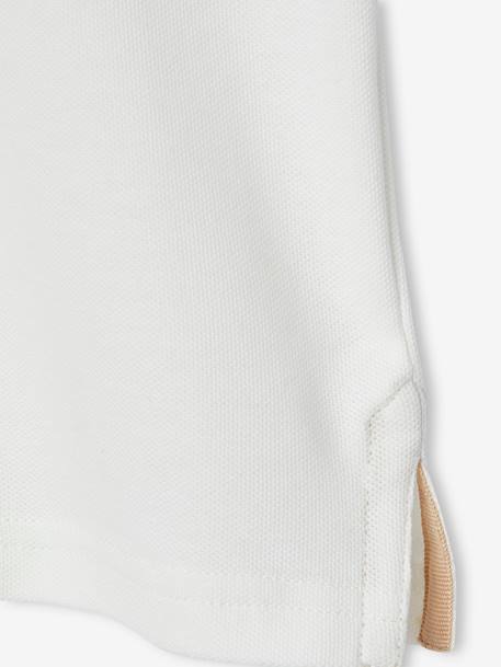 Polo garçon col Mao bleu ciel+écru+marine 13 - vertbaudet enfant 