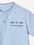 Polo garçon col Mao bleu ciel+écru+marine 4 - vertbaudet enfant 