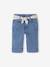 Pantalon large bébé fille denim léger ceinture imprimée double stone 3 - vertbaudet enfant 