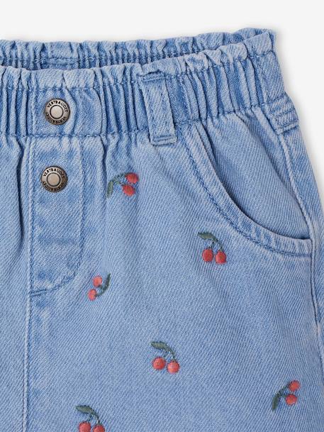 Short bébé en denim brodé double stone+stone 3 - vertbaudet enfant 