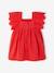 Robe bébé en gaze de coton écru+rouge 7 - vertbaudet enfant 