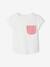T-shirt poche fantaisie vichy bébé écru 1 - vertbaudet enfant 