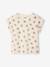 Ensemble t-shirt et salopette fille rose+vert sauge 8 - vertbaudet enfant 