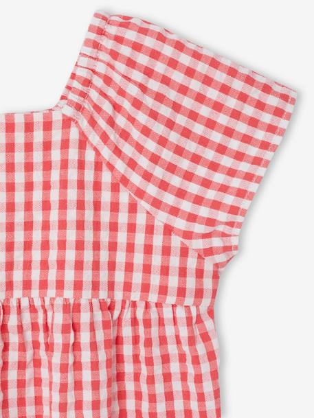 Combinaison imprimée bébé bleu ciel+carreaux rouge 11 - vertbaudet enfant 