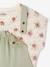 Ensemble t-shirt et salopette fille rose+vert sauge 11 - vertbaudet enfant 