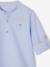 Chemise col Mao personnalisable blanc+bleu ardoise+bleu ciel+vert sauge 23 - vertbaudet enfant 
