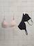 2 soutiens-gorge d'allaitement sans armatures viscose de bambou noir 1 - vertbaudet enfant 