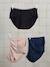 Lot de 3 culottes de grossesse en viscose de bambou marine 1 - vertbaudet enfant 