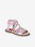 Sandales Pat' Patrouille tressées fille rose 1 - vertbaudet enfant 