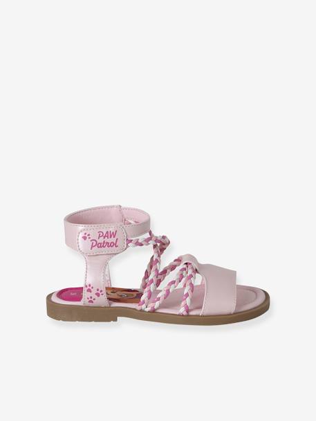 Sandales Pat' Patrouille tressées fille rose 2 - vertbaudet enfant 