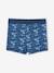 Lot 2 Boxers Bain Garçon Imprimé + rayé turquoise/bleu 5 - vertbaudet enfant 